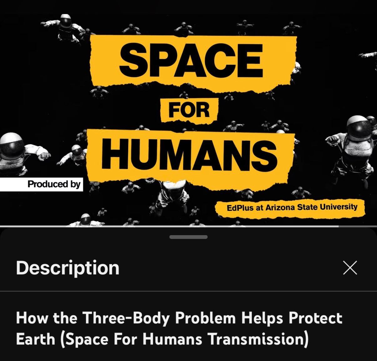 Space for Humans Achievement