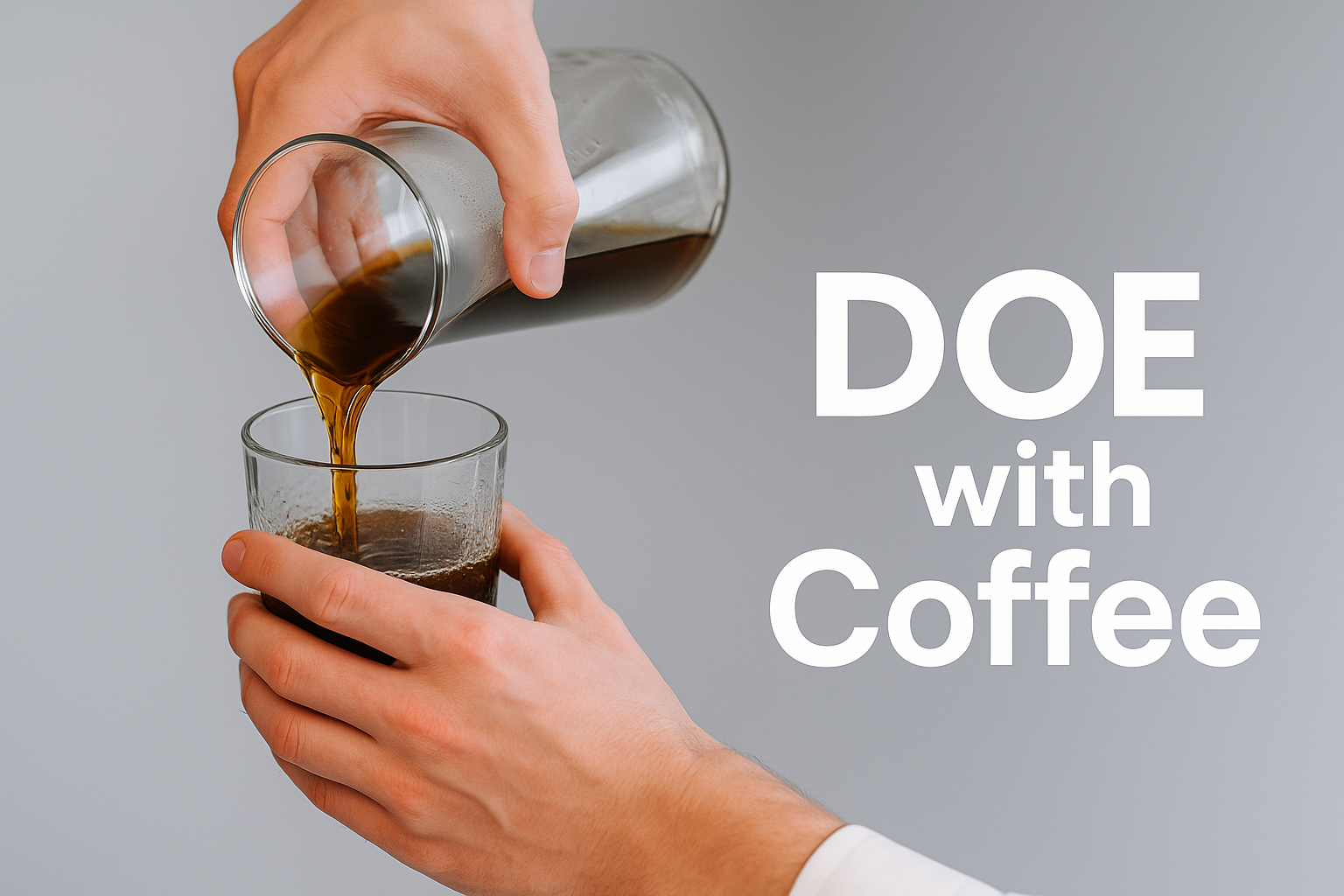 DOE-Driven Pour-Over Coffee Optimisation (JMP)